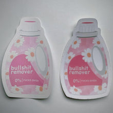 Load image into Gallery viewer, Oops! Bullshit and Bad Vibes Remover UV Spot Gloss Vinyl Stickers