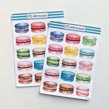Load image into Gallery viewer, Macarons Paper Sticker Sheet