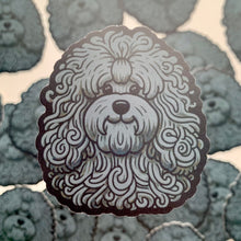 Load image into Gallery viewer, Curly Fluffy Dog Faces Vinyl Stickers