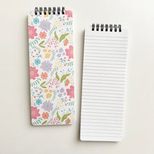 Load image into Gallery viewer, Spring Blooms 3.25" x 8.5" Lined Slim Notebook