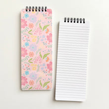 Load image into Gallery viewer, Spring Blooms 3.25" x 8.5" Lined Slim Notebook