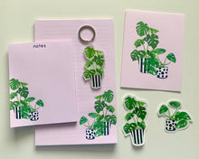 Load image into Gallery viewer, Monstera Plants Clear Vinyl Stickers