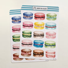 Load image into Gallery viewer, Macarons Paper Sticker Sheet