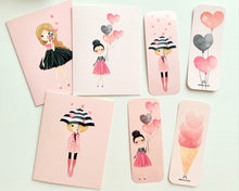 Load image into Gallery viewer, Heart Girls Paper Sticker Sheet