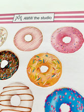 Load image into Gallery viewer, Donuts Paper Sticker Sheet