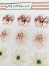 Load image into Gallery viewer, Dark Florals Paper Sticker Sheet