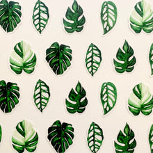 Load image into Gallery viewer, Green Foliage Clear Vinyl Stickers