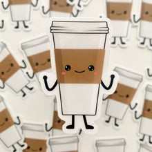 Load image into Gallery viewer, Happy Coffee Cups Vinyl Stickers