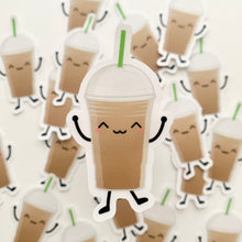 Load image into Gallery viewer, Happy Coffee Cups Vinyl Stickers