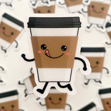 Load image into Gallery viewer, Happy Coffee Cups Vinyl Stickers