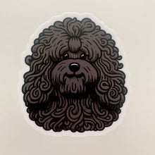 Load image into Gallery viewer, Curly Fluffy Dog Faces Vinyl Stickers