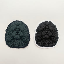 Load image into Gallery viewer, Curly Fluffy Dog Faces Vinyl Stickers