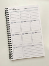 Load image into Gallery viewer, Green Foliage 5.5"x8.5" Weekly Planner