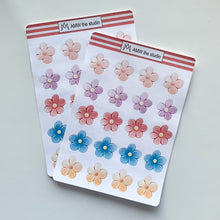 Load image into Gallery viewer, Flowers Paper Sticker Sheet