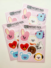Load image into Gallery viewer, BT21 Universe Patches Fan Art Clear Vinyl Stickers