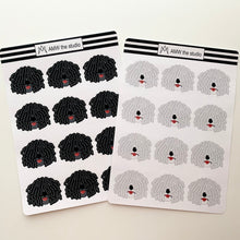 Load image into Gallery viewer, Hungarian Puli Paper Sticker Sheet