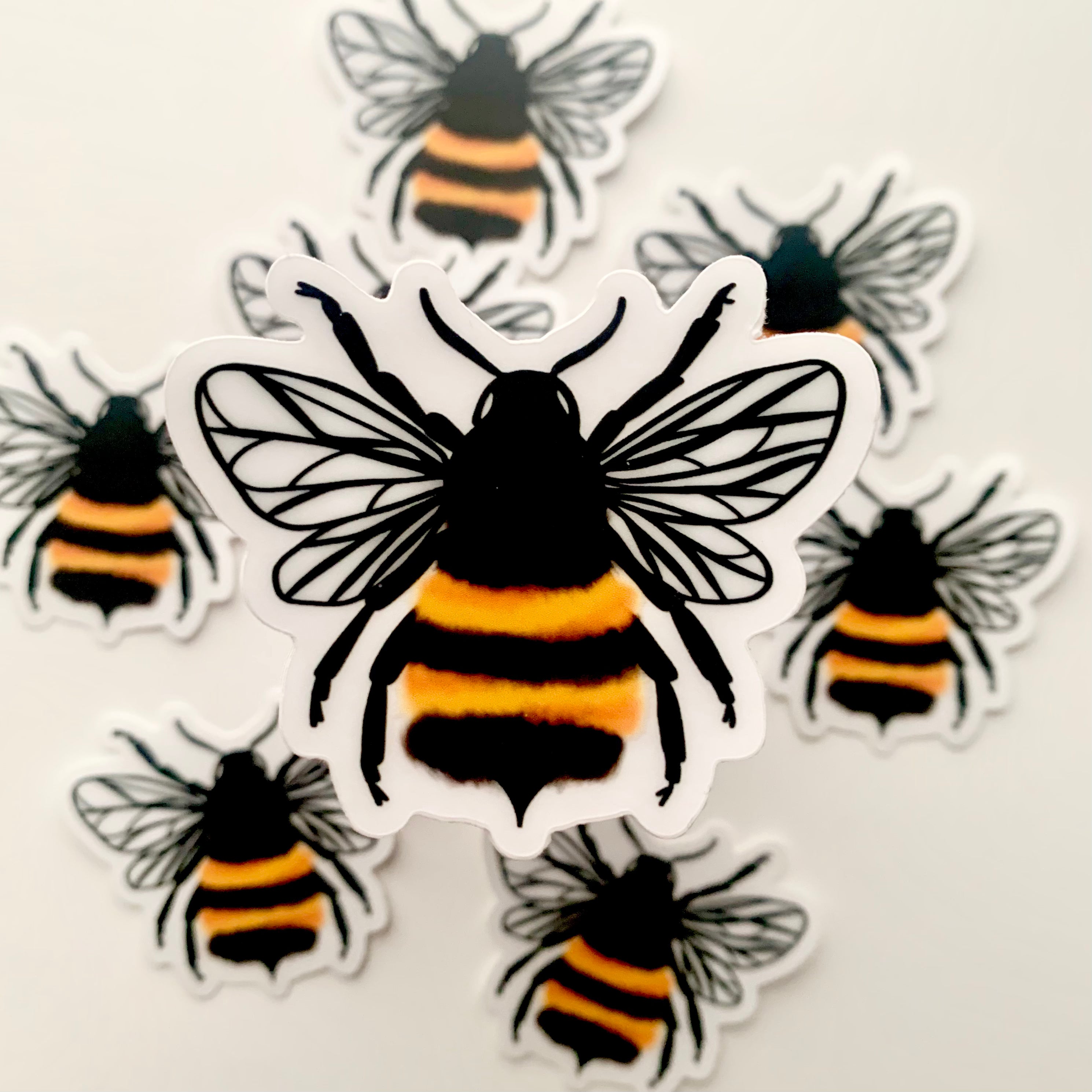 Bumblebee Bee Stickers & Ribbon Embellishment Set – Country Croppers