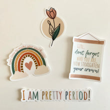 Load image into Gallery viewer, The Self Love Clear Vinyl Sticker Pack