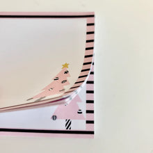 Load image into Gallery viewer, Pink Christmas Tree 3”x3” Notepad