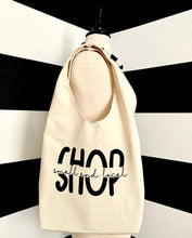 Load image into Gallery viewer, Printed Statement Canvas Tote