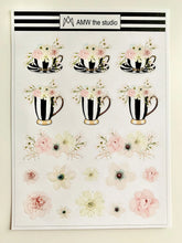 Load image into Gallery viewer, Afternoon Tea Planner Paper Sticker Sheet