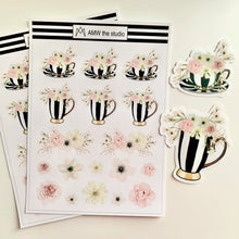 Load image into Gallery viewer, Afternoon Tea Planner Paper Sticker Sheet