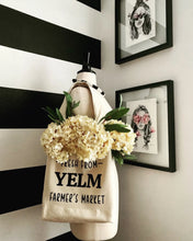 Load image into Gallery viewer, Custom Print Farmer’s Market Canvas Tote