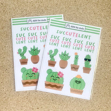 Load image into Gallery viewer, SucCUTElent Paper Sticker Sheet