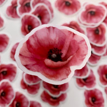 Load image into Gallery viewer, Poppy Mini Clear Sticker
