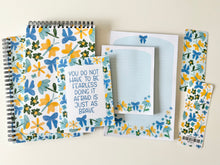 Load image into Gallery viewer, Sunny Blue 5.5&quot;x8.5&quot; Notebook
