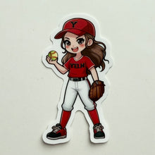 Load image into Gallery viewer, YHS Girls Softball Vinyl Sticker
