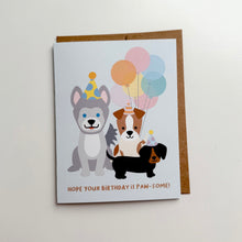 Load image into Gallery viewer, Doggy Pun Birthday Greeting Cards
