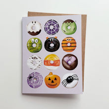 Load image into Gallery viewer, Donuts Halloween Greeting Card
