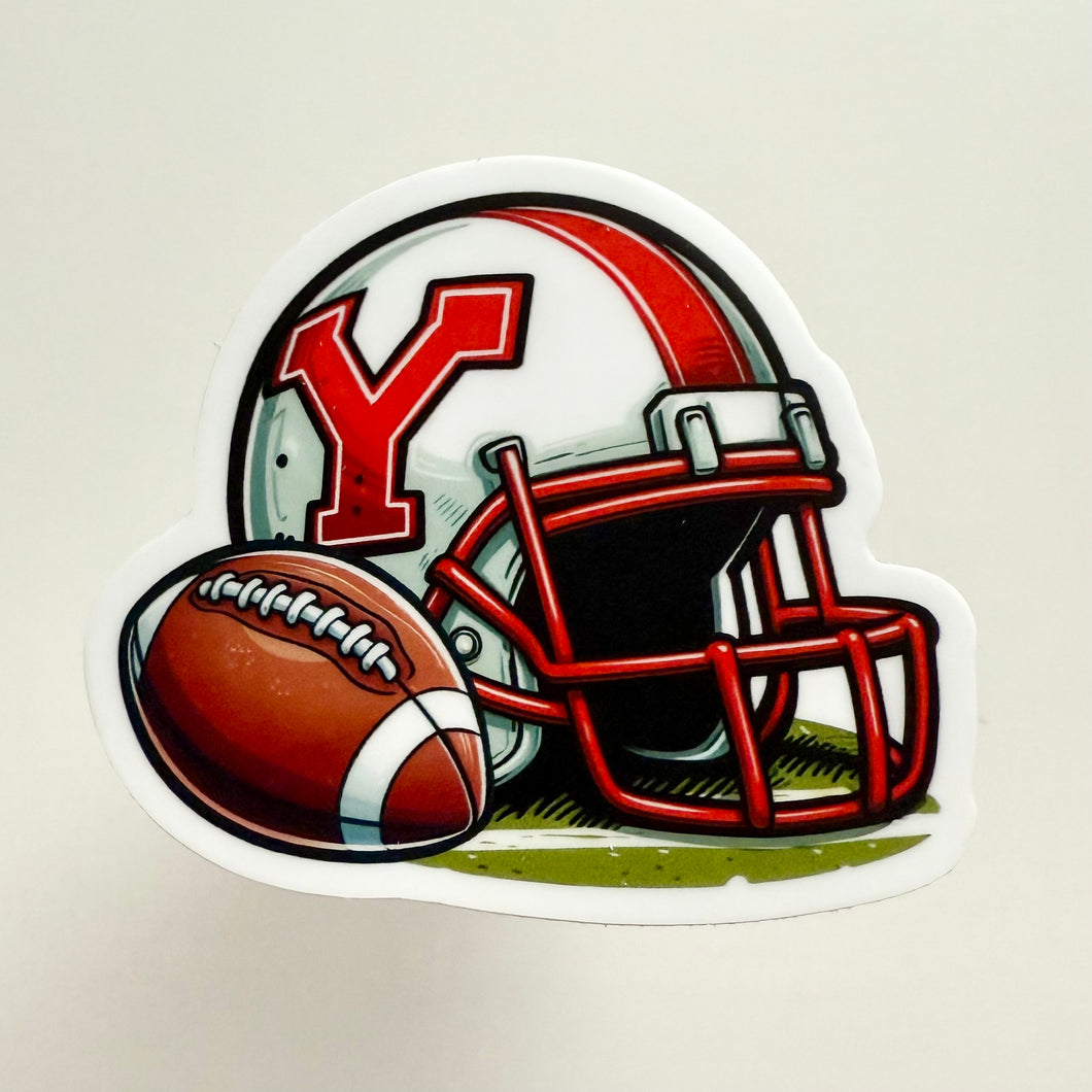 YHS Tornados Helmet Vinyl Sticker