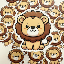 Load image into Gallery viewer, Cute Lion Vinyl Sticker
