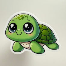 Load image into Gallery viewer, Green Turtle Vinyl Sticker
