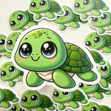 Load image into Gallery viewer, Green Turtle Vinyl Sticker
