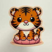 Load image into Gallery viewer, Cozy Tiger Vinyl Sticker
