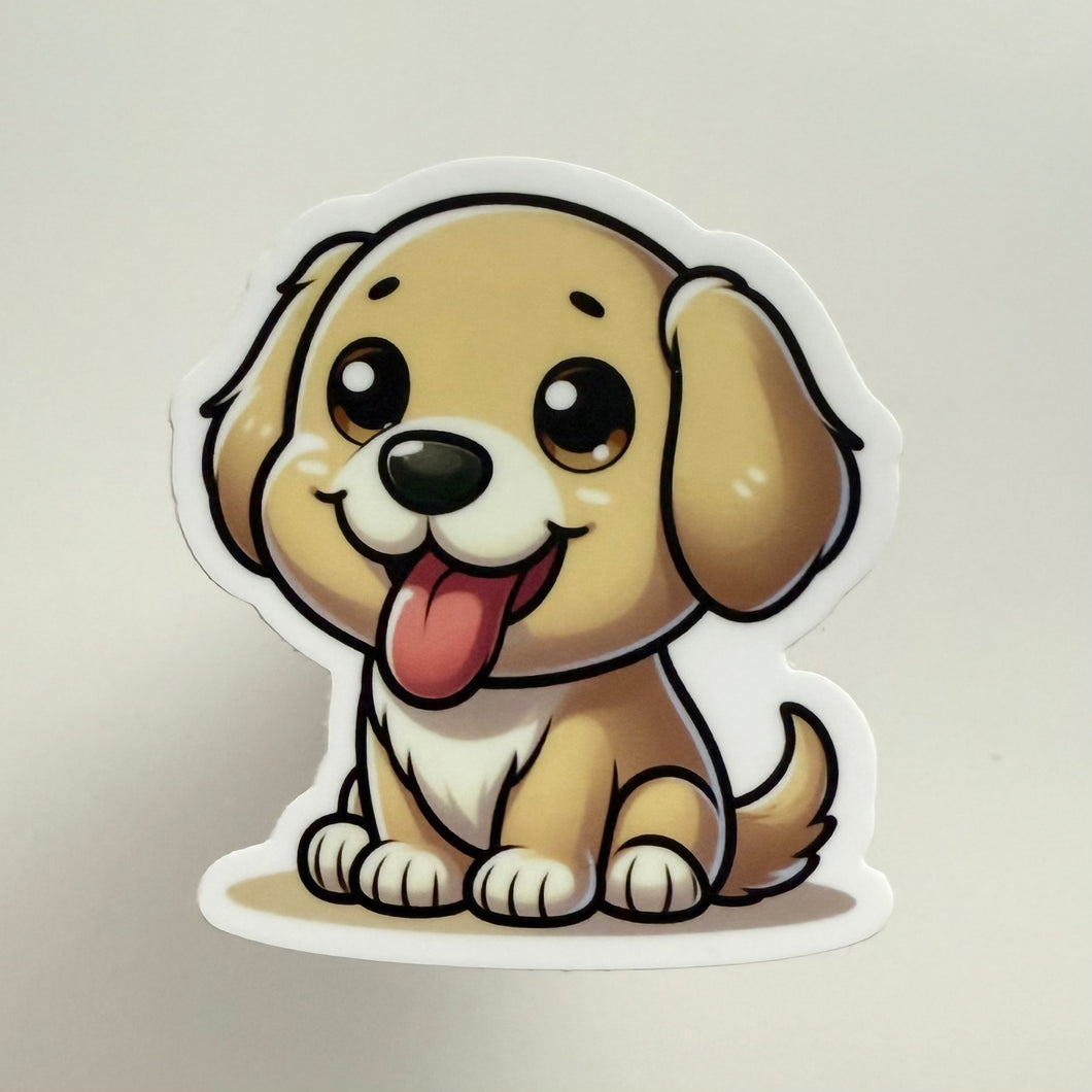 Golden Retriever Vinyl Sticker