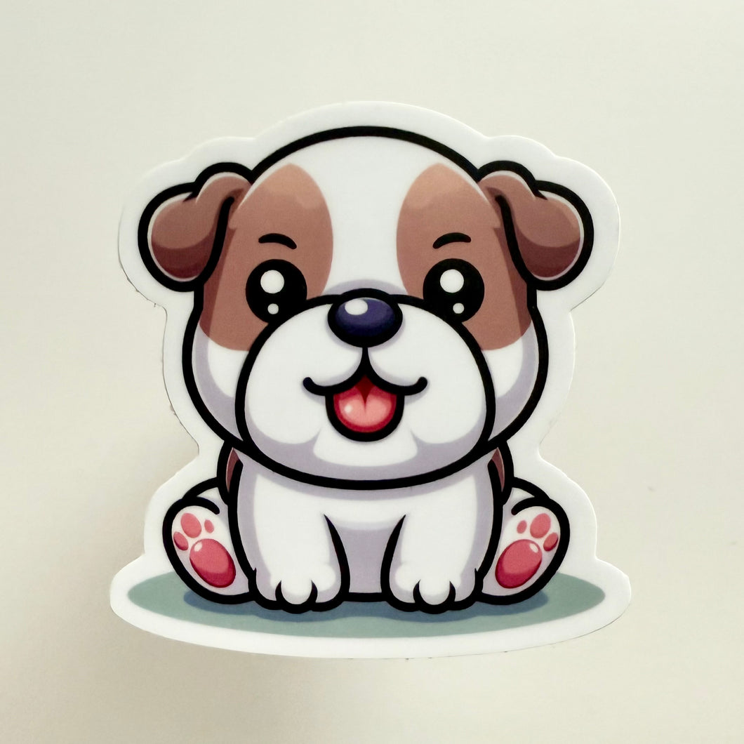 Bulldog Vinyl Sticker