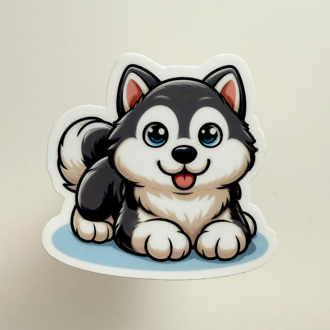 Husky Vinyl Sticker