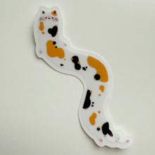 Load image into Gallery viewer, Squiggles The Cat Clear Vinyl Sticker

