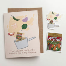 Load image into Gallery viewer, Pork Sinigang - You Complete Me! Greeting Card
