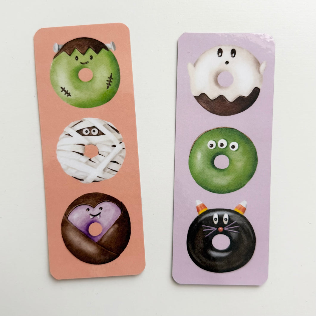 Halloween Donuts Bookmark