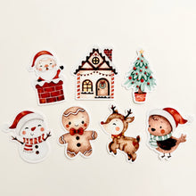 Load image into Gallery viewer, Cute Christmas Icons Vinyl Stickers
