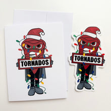 Load image into Gallery viewer, YHS Christmas Twister Tornados Vinyl Sticker
