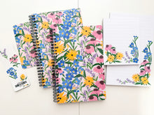 Load image into Gallery viewer, Prairie Blossom 5.5"x8.5" Top Bound Lined Notebook
