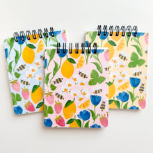 Load image into Gallery viewer, Lemon Berry 3.5"x4.25" Blank Mini Notebook
