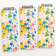 Load image into Gallery viewer, Lemon Berry 3.25" x 8.5" Lined Slim Notebook
