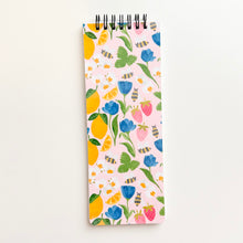 Load image into Gallery viewer, Lemon Berry 3.25" x 8.5" Lined Slim Notebook
